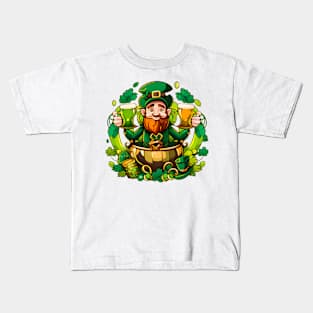 Irish Cheers: Beer, Leprechauns & St. Patrick's Day Kids T-Shirt